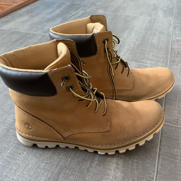 Timberland Women's Brookton 6 Inch Lace Up Boots - Wheat - Picture 6 of 7